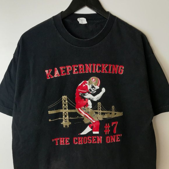 Colin Kaepernick The Chosen One 7 T Shirt Adult Black XL Extra Large Football - Picture 12 of 14